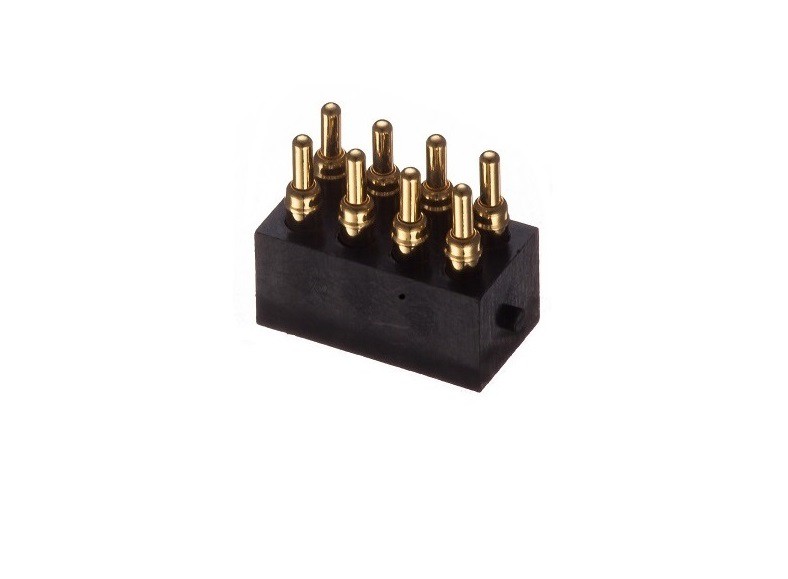 Spring-loaded Brass Copper Pogo Pin 8 Pin 