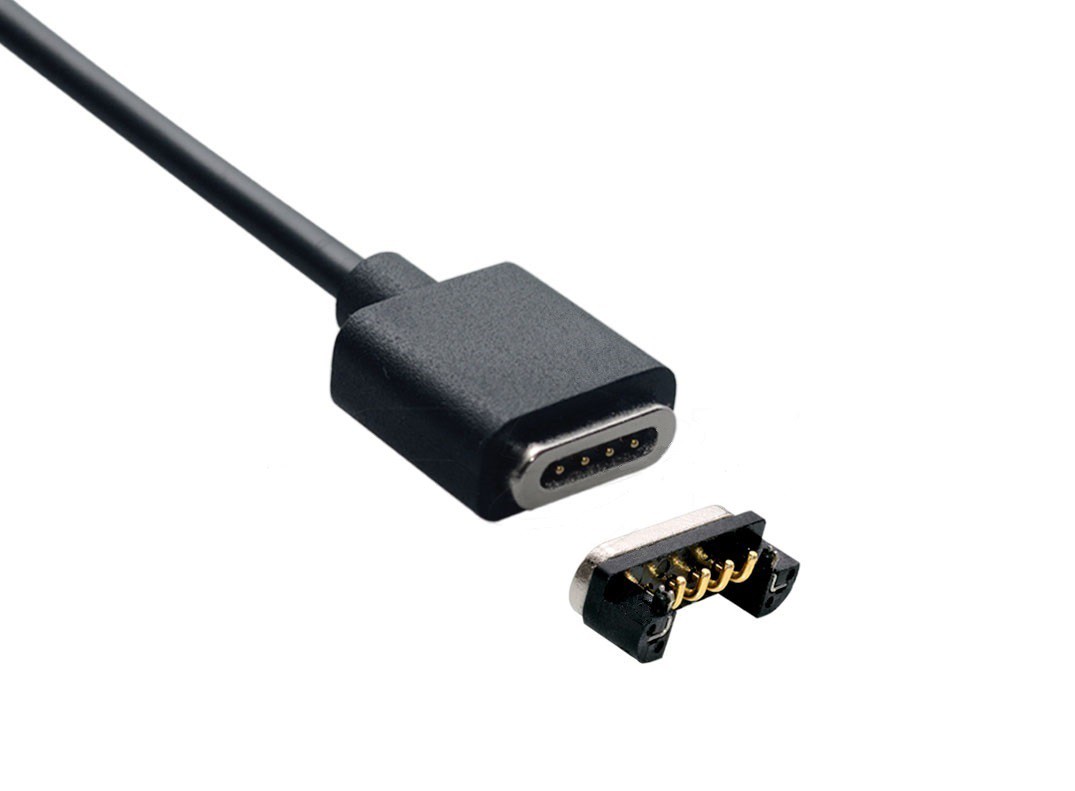 Pogo pin magnetic cable connector Pogo pin magnetic cable connector