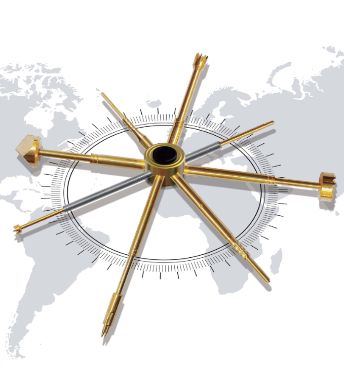 Пружинен щифт Pogo с висок ток