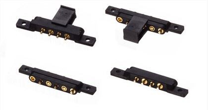 Мъжки и женски съединител Pogo pin с дизайн Dip