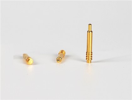 Пого игла с права игла със злато