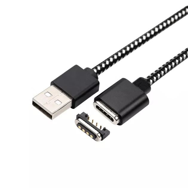 4Pin USB магнитен Pogo Pin кабел за зареждане