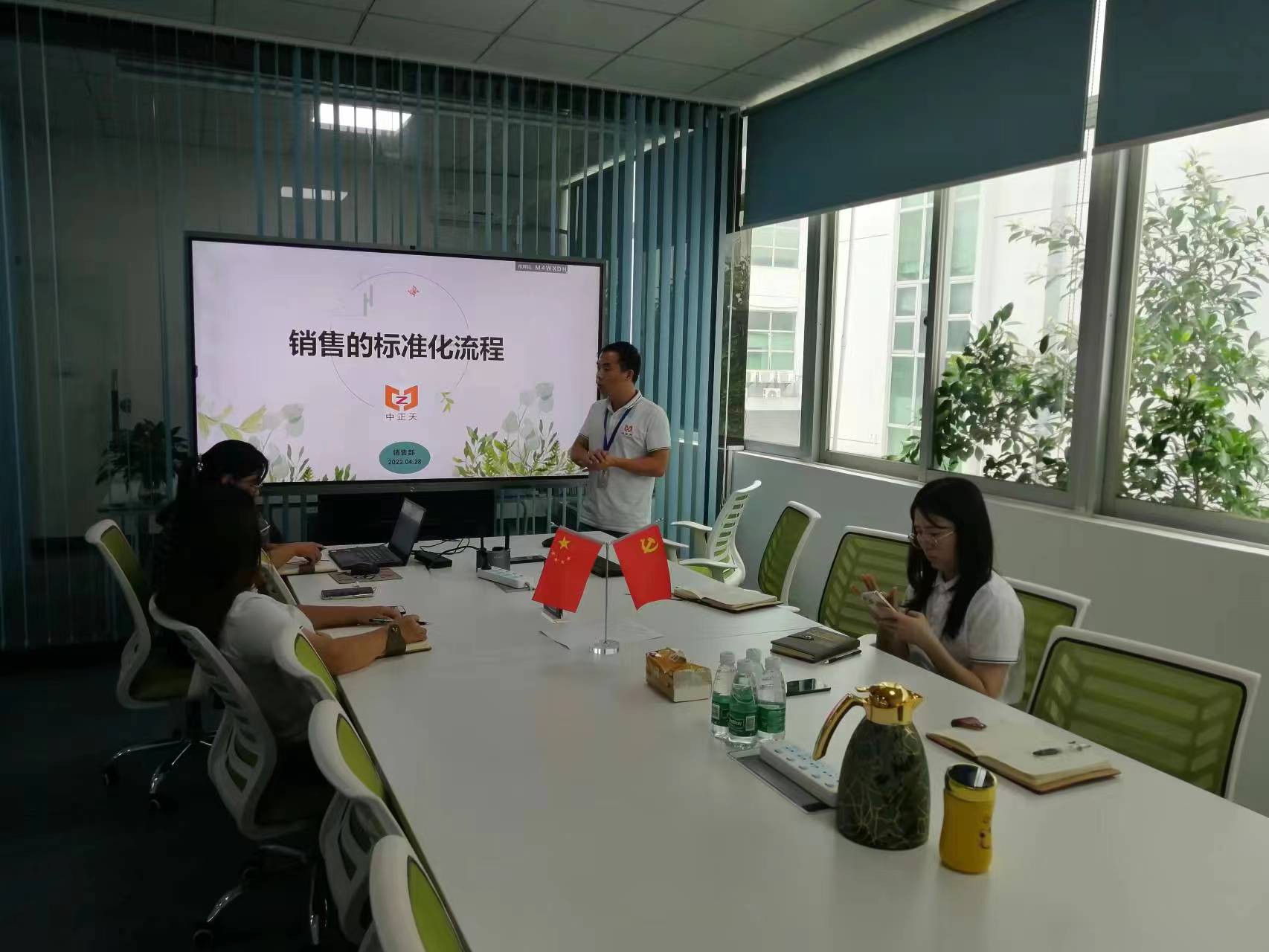 Обучение на процеса на стандартизация на продажбите