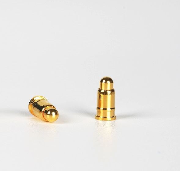 Пружинен щифт с позлатено покритие