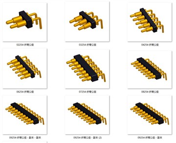 Десният конектор Angel spring pogo pin