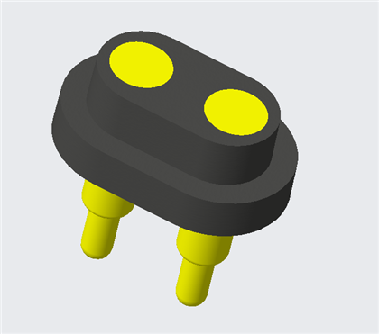 2Pins водоустойчив PogoPin конектор