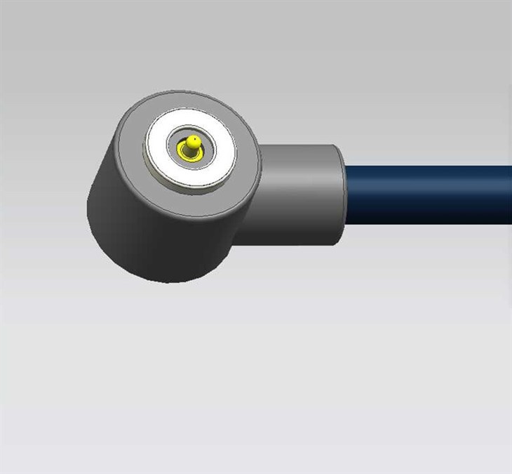 Единичен-ПИН кръгъл право-магнитен кабел